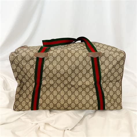 gucci vintage duffle bag|gucci duffle bag outlet.